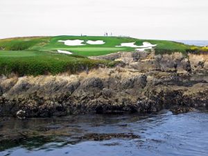 Cypress Point 16th Rock Wall